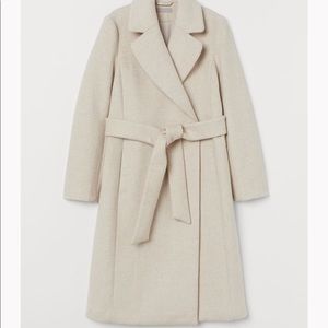 Wool blend coat